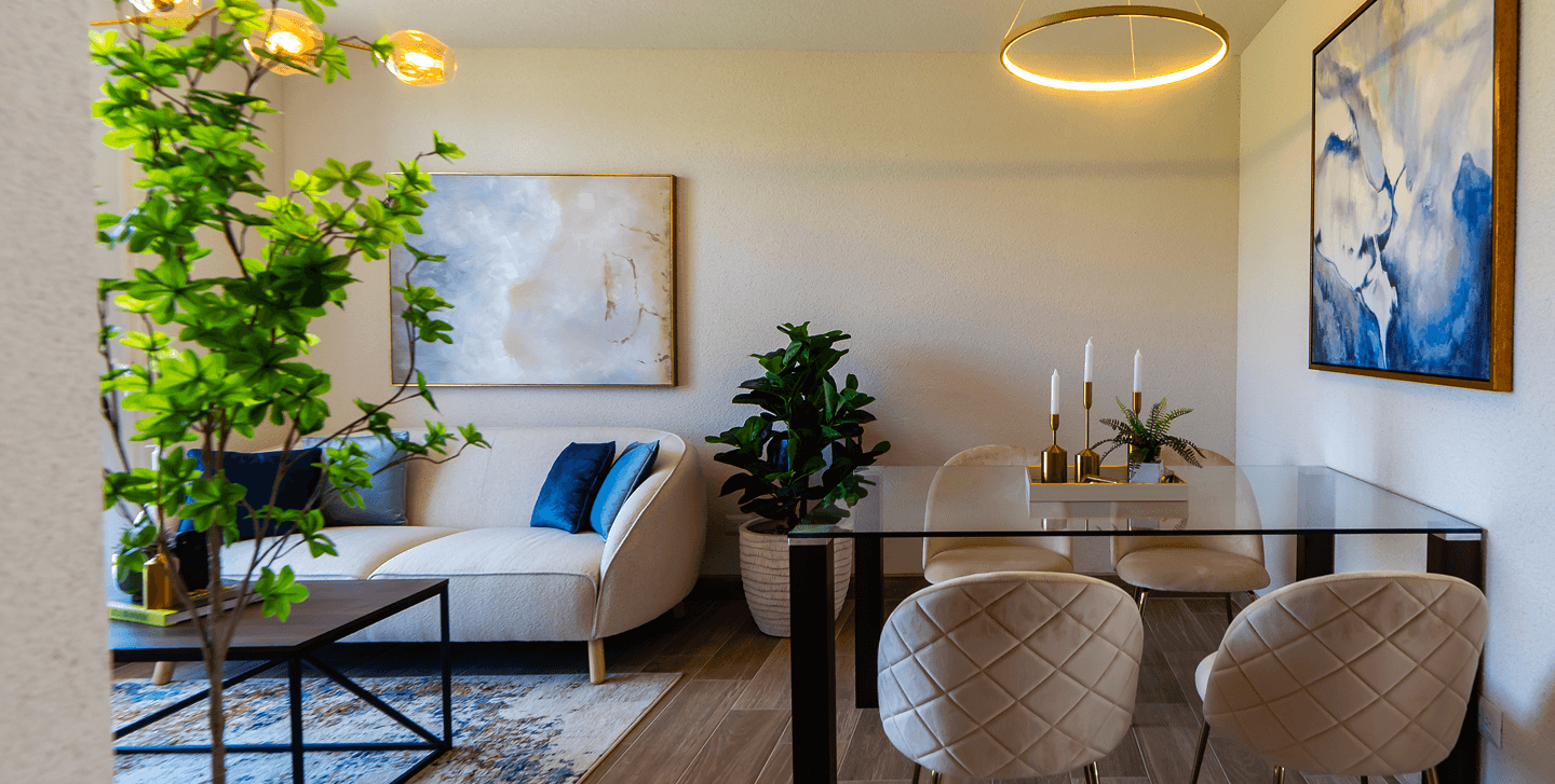 Interior de un apartamento Luzea